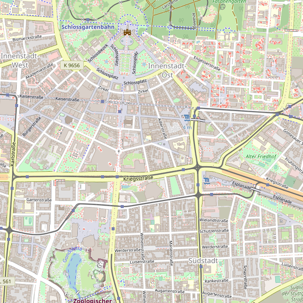 Thumbnail Stadtplan Karlsruhe