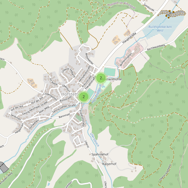 Karte der Parkplätze in Hofstetten (OG) Thumbnail