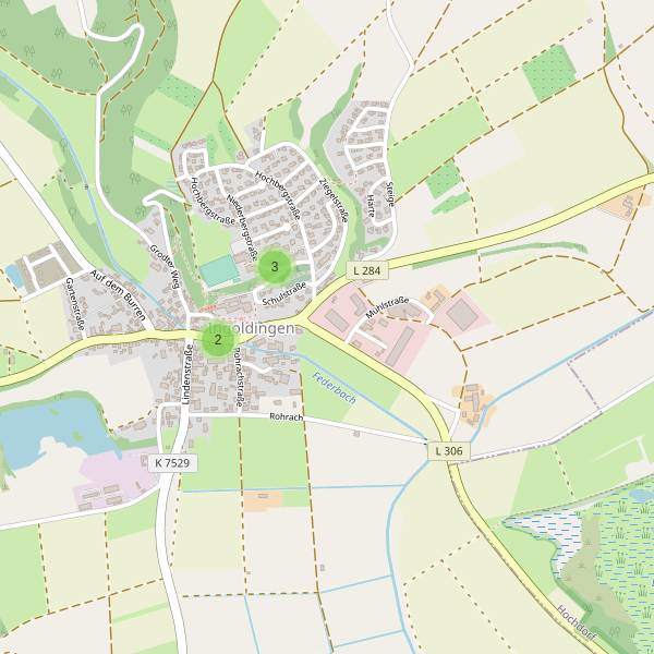 Karte der Parkplätze in Ingoldingen Thumbnail