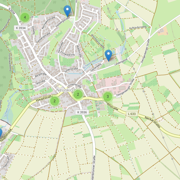 Karte der Parkplätze in Neunkirchen (MOS) Thumbnail