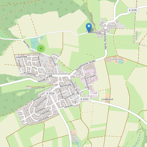 Karte der Parkplätze in Ruppertshofen (AA) Thumbnail