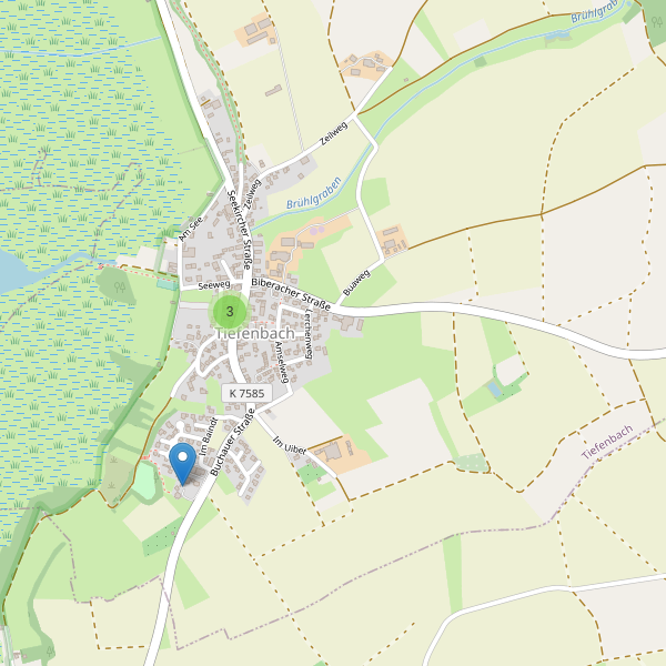 Karte der Parkplätze in Tiefenbach (BC) Thumbnail