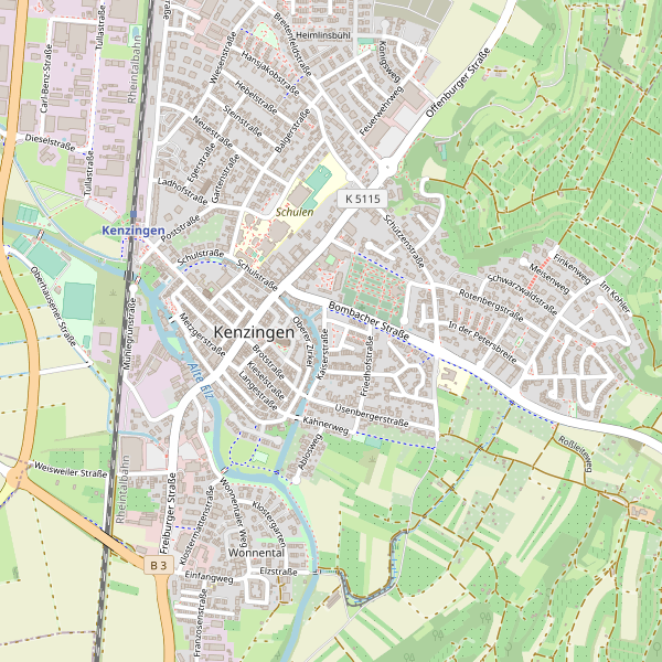 Stadtplan Kenzingen Thumbnail