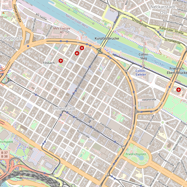 Thumbnail Stadtplan Mannheim