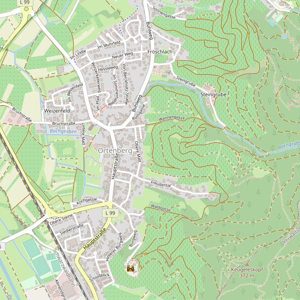 Karte der Toiletten in Ortenberg (OG) Thumbnail