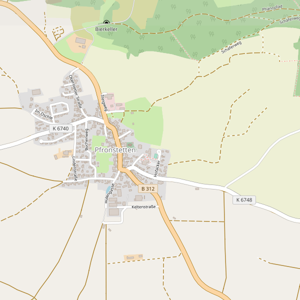 Stadtplan Pfronstetten Thumbnail