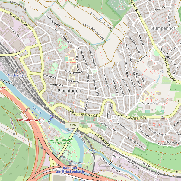 Stadtplan Plochingen Thumbnail