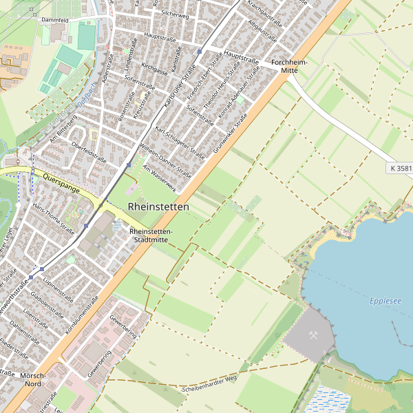 Stadtplan Rheinstetten Thumbnail
