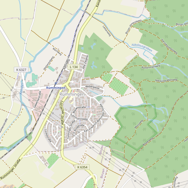 Stadtplan Rümmingen Thumbnail