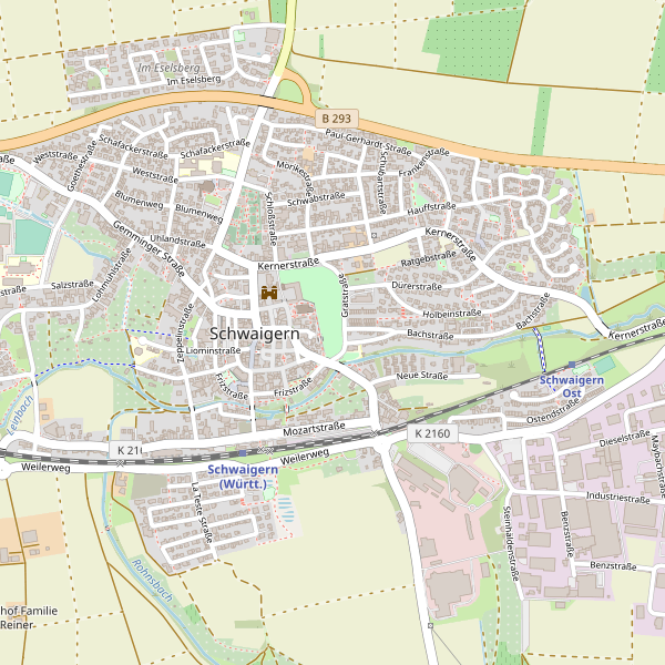 Karte der Toiletten in Schwaigern Thumbnail