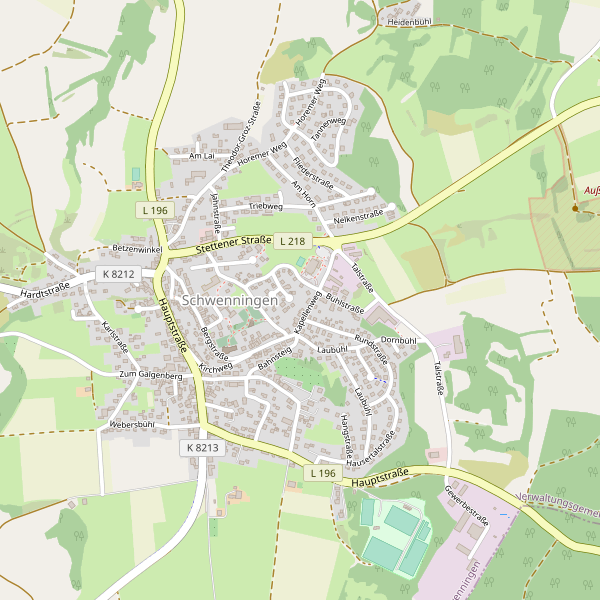 Stadtplan Schwenningen (SIG) Thumbnail