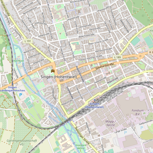 Karte der Toiletten in Singen (KN) Thumbnail