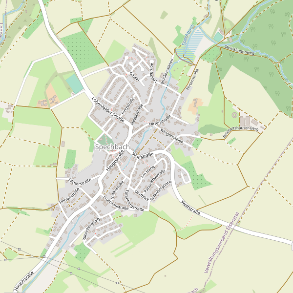 Stadtplan Spechbach Thumbnail