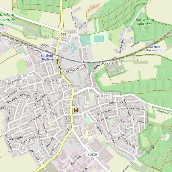 Stadtplan Sulzfeld (KA) Thumbnail