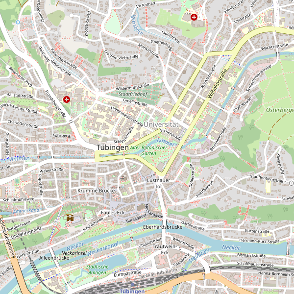 Thumbnail Stadtplan Tübingen