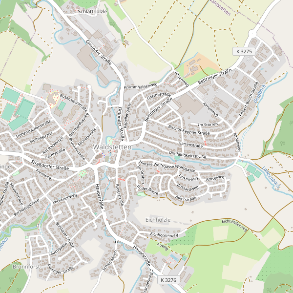 Karte der Hotels in Waldstetten (AA) Thumbnail