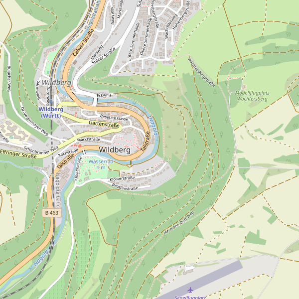 Karte der Toiletten in Wildberg (CW) Thumbnail