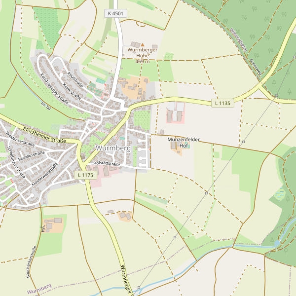 Karte der Toiletten in Wurmberg Thumbnail