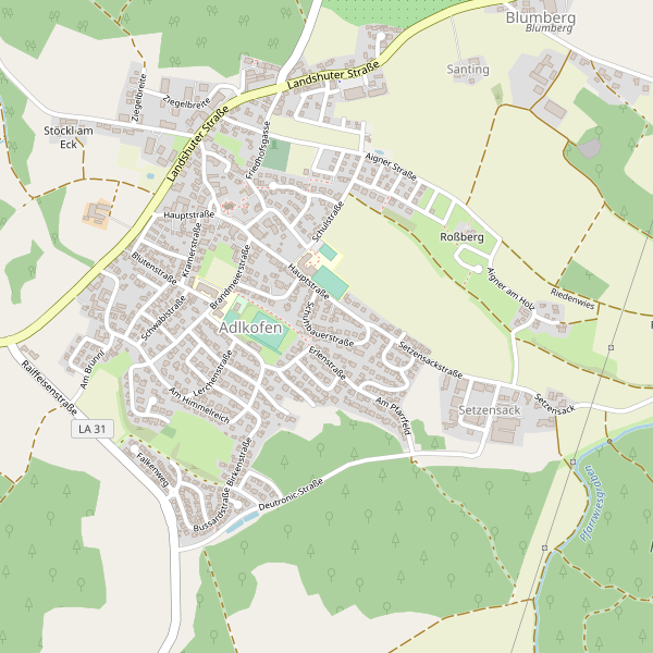 Stadtplan Adlkofen Thumbnail