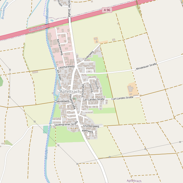 Stadtplan Apfeltrach Thumbnail
