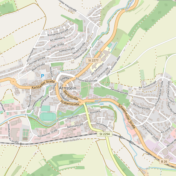 Karte der Toiletten in Arnstein (MSP) Thumbnail