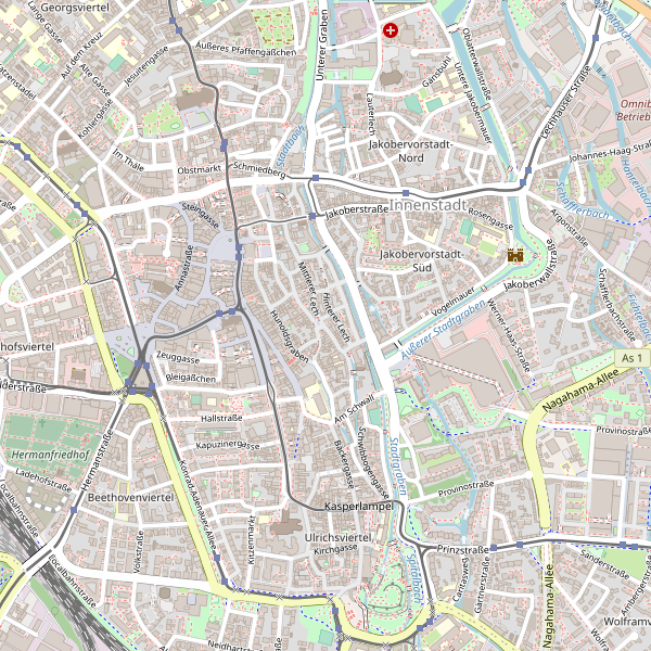 Thumbnail Stadtplan Augsburg