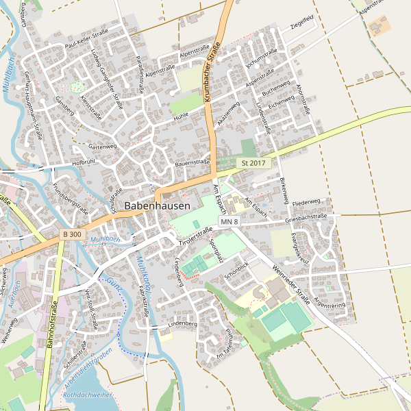 Karte der Toiletten in Babenhausen (MN) Thumbnail