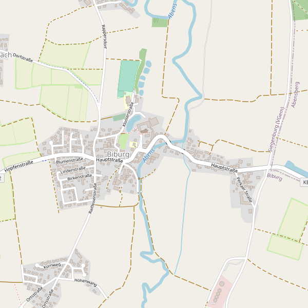 Stadtplan Biburg Thumbnail