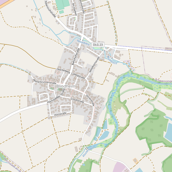 Karte der Toiletten in Blindheim Thumbnail