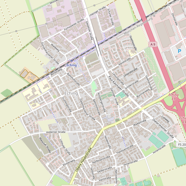 Karte der Toiletten in Eching (FS) Thumbnail