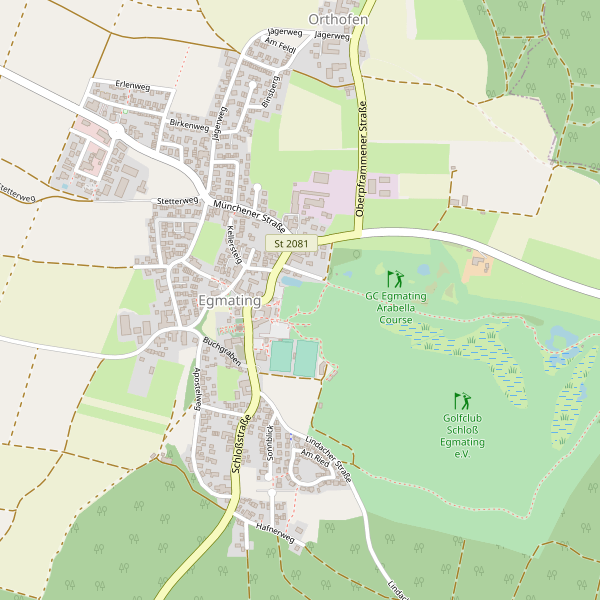 Stadtplan Egmating Thumbnail