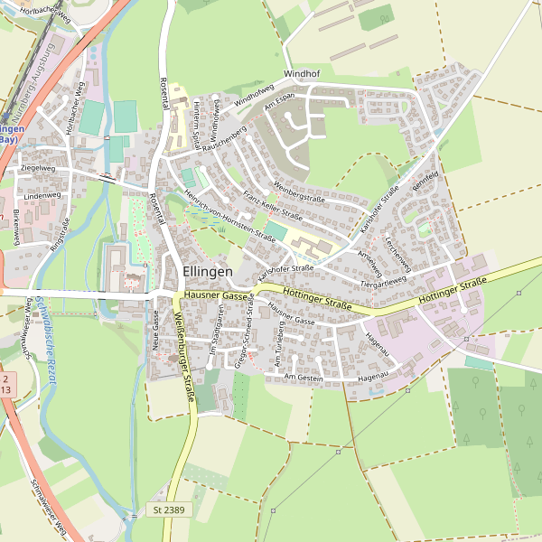 Stadtplan Ellingen Thumbnail