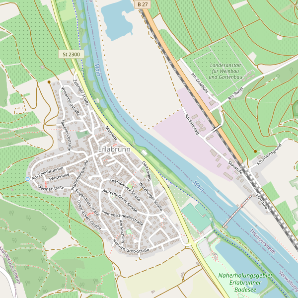 Stadtplan Erlabrunn (WÜ) Thumbnail