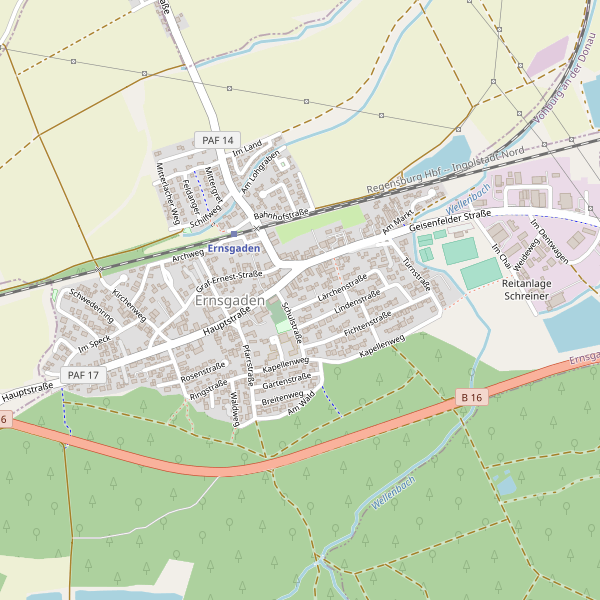 Stadtplan Ernsgaden Thumbnail