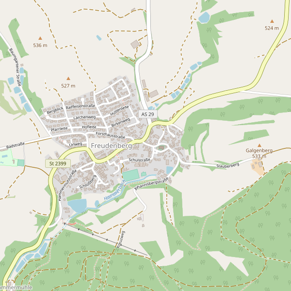 Karte der Tankstellen in Freudenberg (AS) Thumbnail
