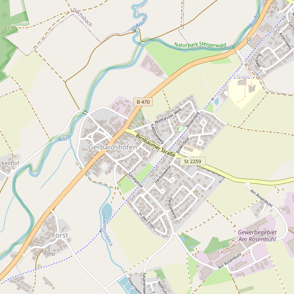 Karte der Toiletten in Gerhardshofen Thumbnail