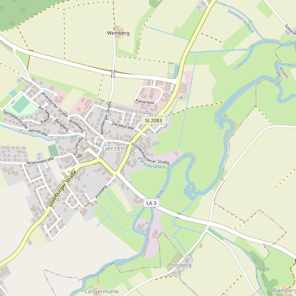 Stadtplan Gerzen Thumbnail