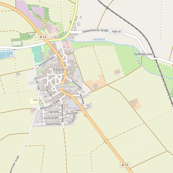 Karte der Toiletten in Gollhofen Thumbnail