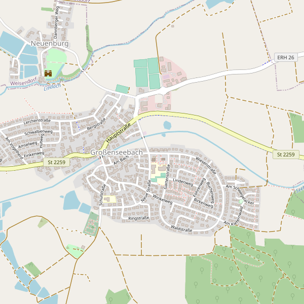 Karte der Toiletten in Großenseebach Thumbnail