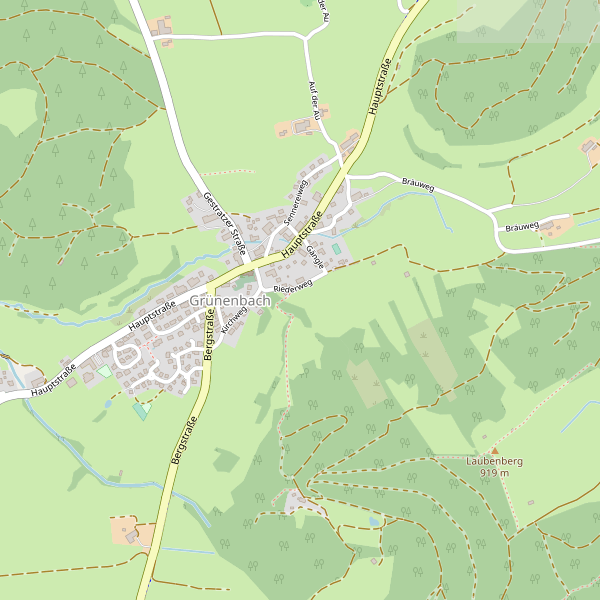 Karte der Museen in Grünenbach Thumbnail