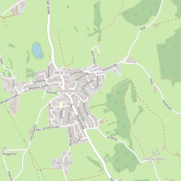 Karte der Toiletten in Haldenwang (OA) Thumbnail