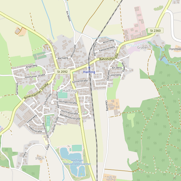 Karte der Toiletten in Halfing Thumbnail