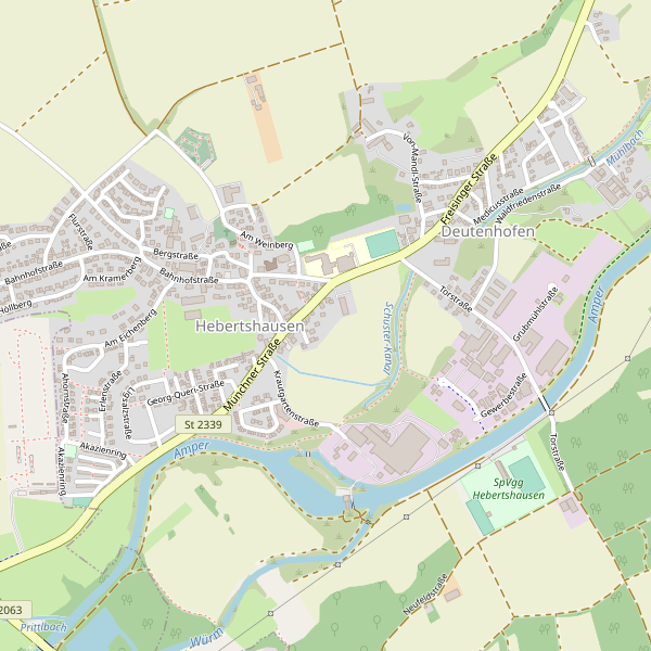 Stadtplan Hebertshausen Thumbnail
