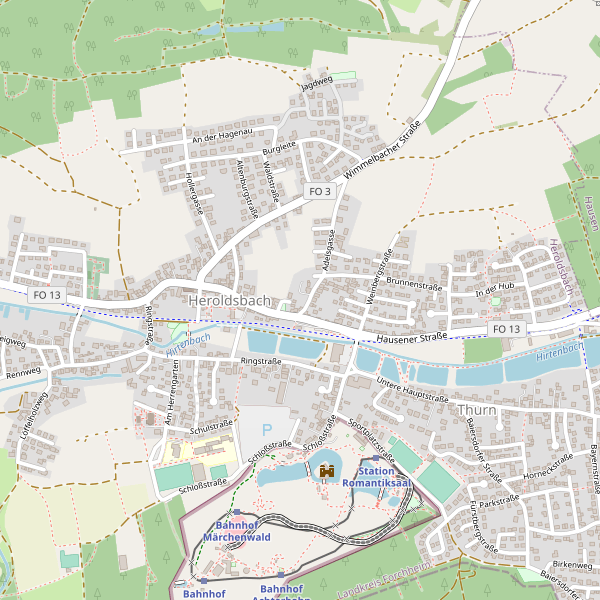 Stadtplan Heroldsbach Thumbnail