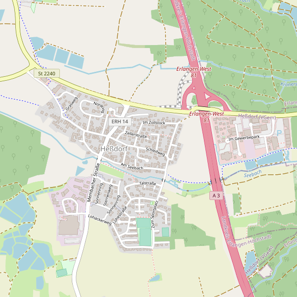 Stadtplan Heßdorf Thumbnail