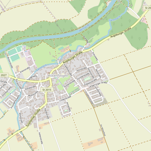 Stadtplan Hiltenfingen Thumbnail
