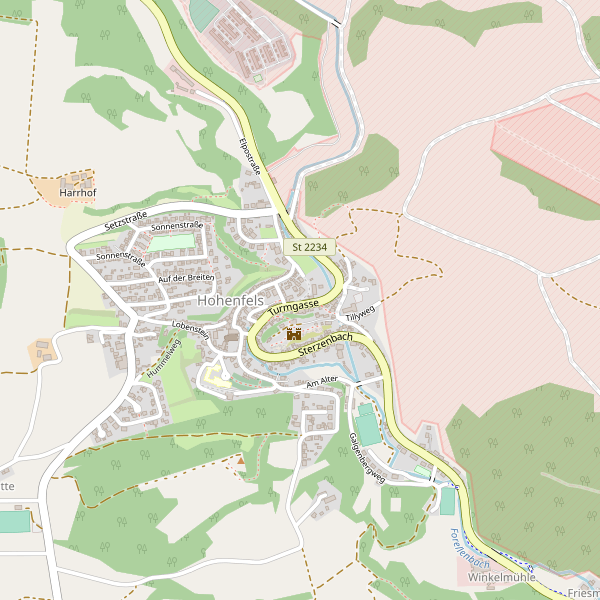 Karte der Hotels in Hohenfels (NM) Thumbnail