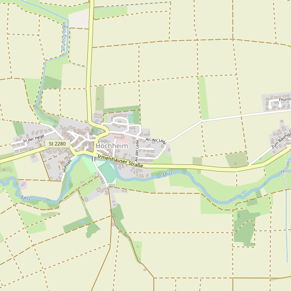 Stadtplan Höchheim Thumbnail