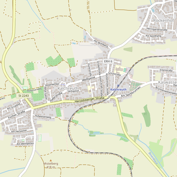 Stadtplan Kalchreuth Thumbnail