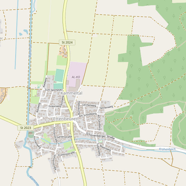 Karte der Toiletten in Kammeltal Thumbnail